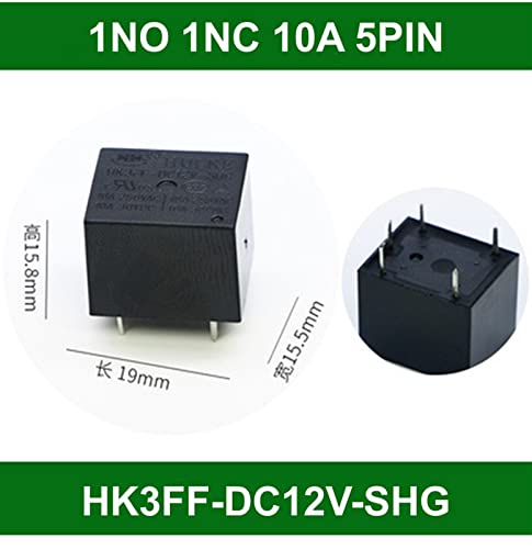 Relés HK3FF-DC9V-SHG de 5 pines con capacidad de 10A para sustitución de componentes en PCB 2