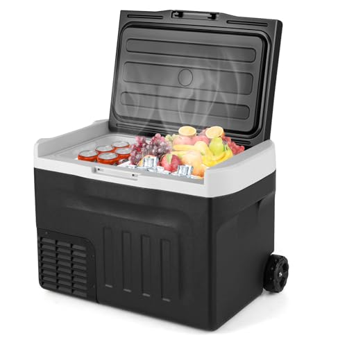 COSTWAY 32-quart Portable Car Refrigerator