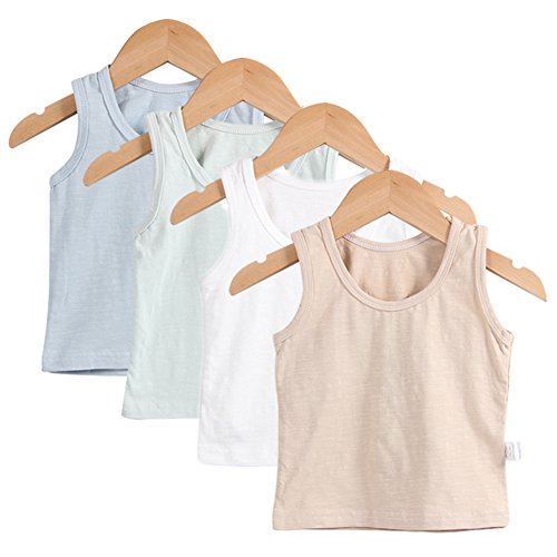 Guozyun Baby Tank Tops Newborn Infant Baby Boys Sleeveless T-Shirts Toddler Kids Undershirt Cami Shirts 0-36 Months (2-3 Years, 4 Color)