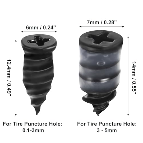 Image of X AUTOHAUX Pcs Tire Repair Rubber Nail Fast Tool for Car Truck Motorcycle