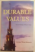 Durable Values: Selected Writings of Peter J. Gomes 0615632130 Book Cover