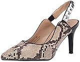 Penny Loves Kenny Women's Slingback Pump, Natural Faux Snake,11 W US