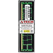A-Tech 16GB RAM Replacement for Kingston KTH-PL316K4/64G | DDR3/DDR3L 1600MHz PC3L-12800R 2Rx4 1.35V ECC RDIMM Registered 240-Pin DIMM Memory Module