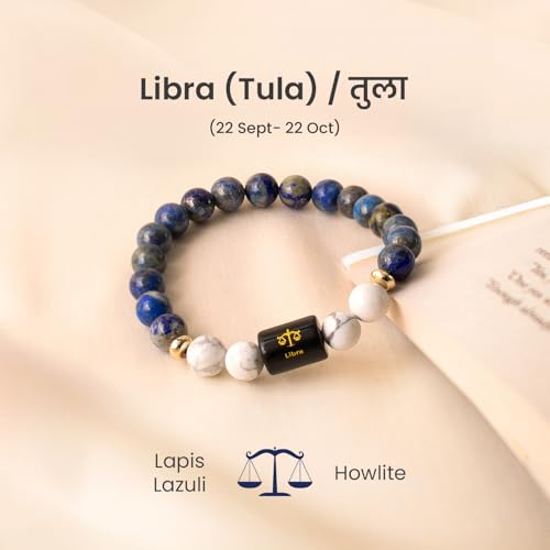 Image of Astrotalk Zodiac Crystal Bracelet | Balances Energy & Enhances Positivity | Certified Healing Crystals with Certificate | Astrology Bracelet for Man & Woman | Gift for Man & Woman