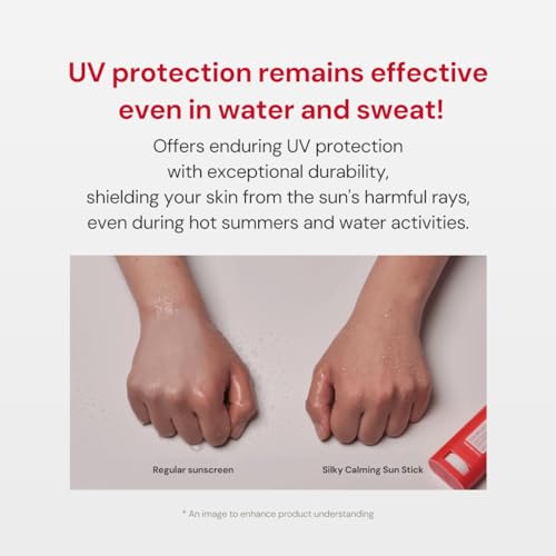 Sun Project Silky Calming Sun Stick SPF50+ PA++++, Water-Resistant, Matte Finish, Calamine and Centella Asiatica, Korean Sunscreen Stick Face, Travel Size, Korean Sunscreen for Face – Bild 4