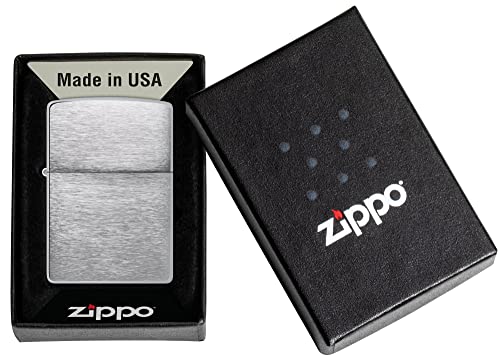 Encendedor Zippo Windproof Brushed Chrome miniatura 7