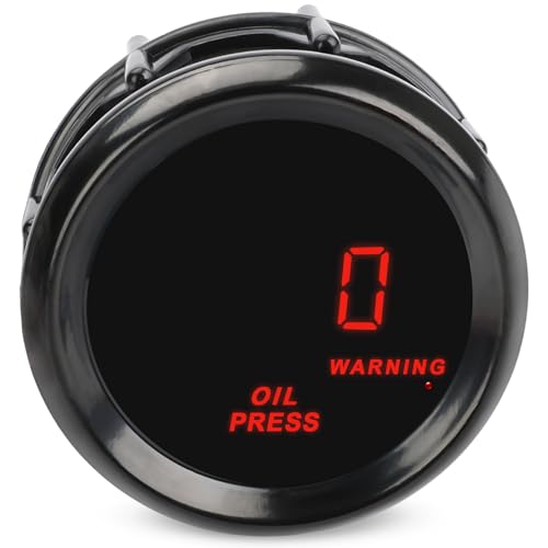 JDMEXEV 0-150 PSI Oil Pressure Gauge 2inch 52mm Press Gauge Meter Kit DC12V for Boat Marine Car Truck Vehicle Automotive