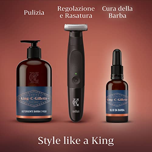 King C Gillette Olio da barba