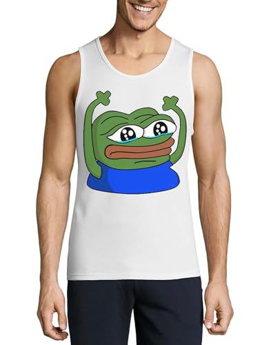 Camiseta sin mangas Pepe de algodón premium con diseño exclusivo