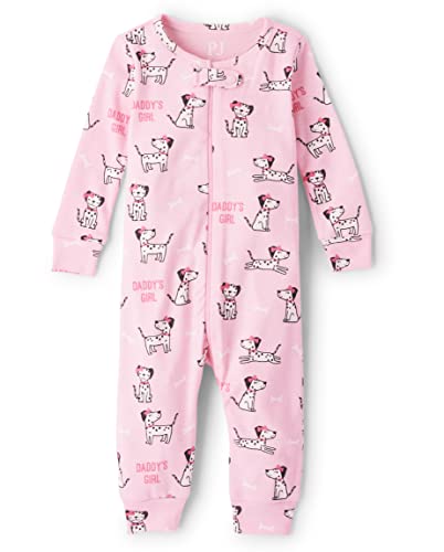 Image of The Children's Place Baby Boys' And Toddler Long Sleeve 100% Cotton Zip-front One Piece Footed Pajama