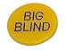 Suited Edge Missed Blind, Big Blind, Little Blind, and Reserved Buttons for Texas Hold 'Em, Omaha Poker Tables (Pack of 10)