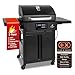 Produktbild LANDMANN Elektro-Grillwagen EG-II-591 | Leistungsstarker Standgrill mit 2 Fleischthermometern & Deckelthermometer | Ohne Gas & ohne Kohle grillen | Grillfläche ca. 59 x 40,5 cm | 3200W [Schwarz]