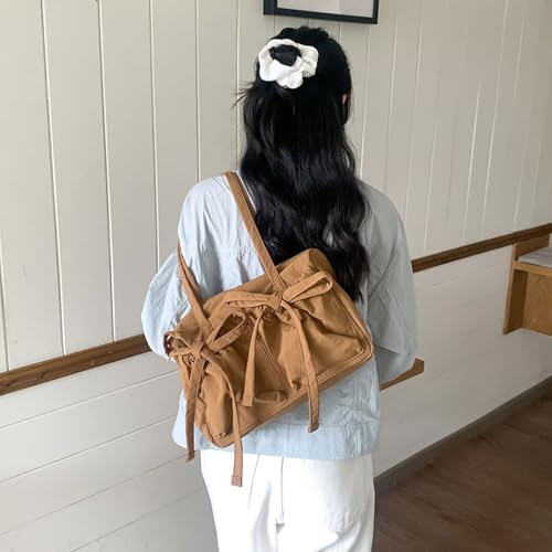 Sac à bandoulière tendance Morain en nylon vert pour vos sorties décontractées en ville
