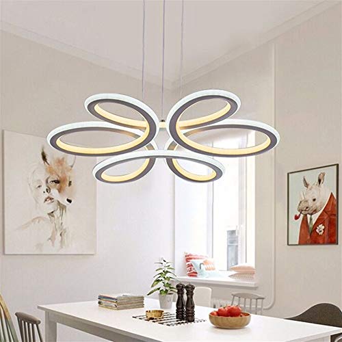 Lustre lampe acrylique double face émettant de la lumière salon minimaliste