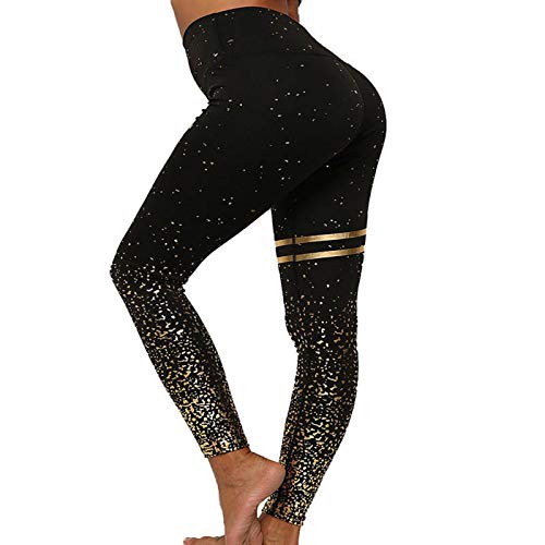 Womens Fashion Metalic Leggings Glitter Yoga Pants Sparkly Sports Running Tights, Yoga, Workout, Running, Daily Leisure (Black Gold, S)Γ’β¬Β¦ Womens Fashion Metalic Leggings Glitter Yoga Pants Sparkly Sports Running Tights, Yoga, Workout, Running, Daily Leisure (Black Gold, S)Γ’β¬Β¦