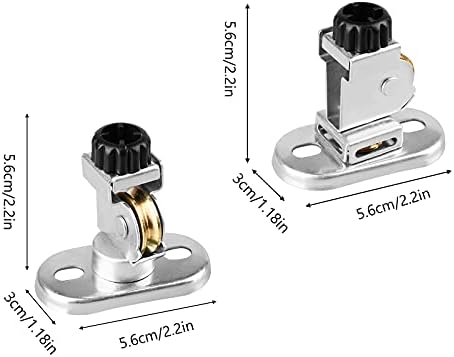 FSHIHINE Ceiling Pulley Block Kit 4 PCS Pulleys for Washing Line 10 PCS Wood Screws/Expansion Pipe/Gasket, for Home/Garden DIY Ceiling Mount Crane lifting/lowering Plant Lights, Hanging Baskets