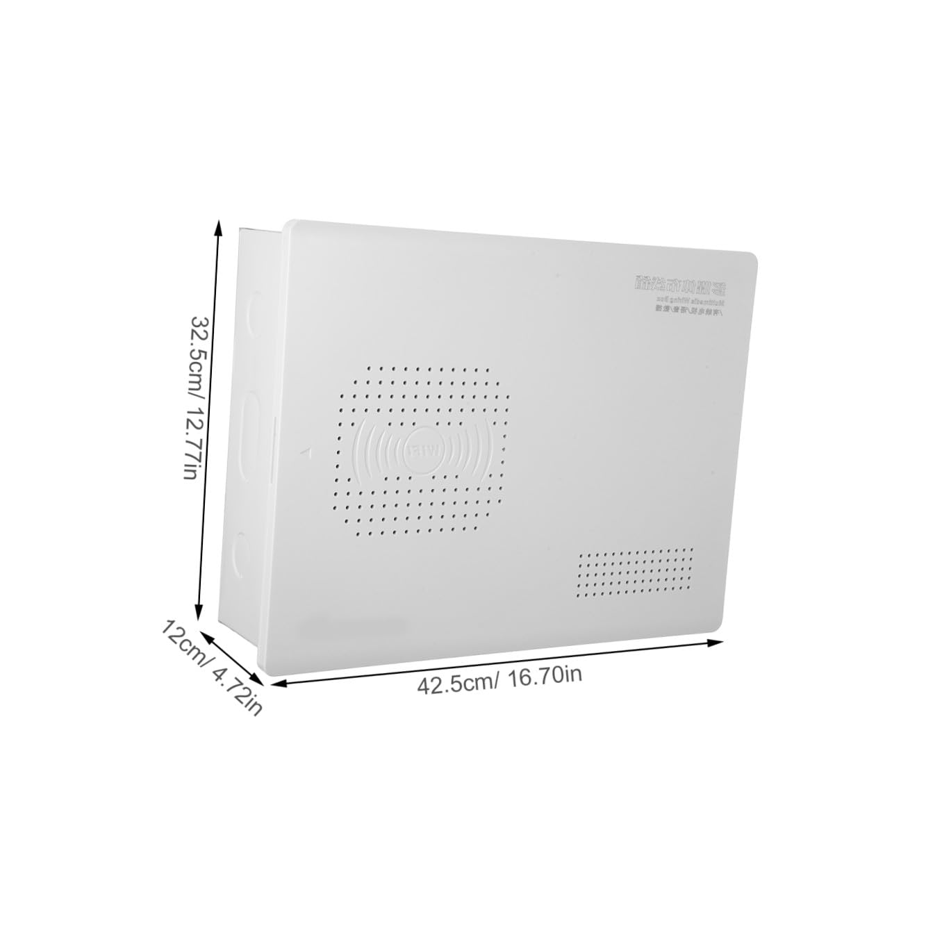 Gabinete de cables de pared: Sistema de gestión de cableado integrado - Caja de conexiones oculta para cables de alimentación de red y AV