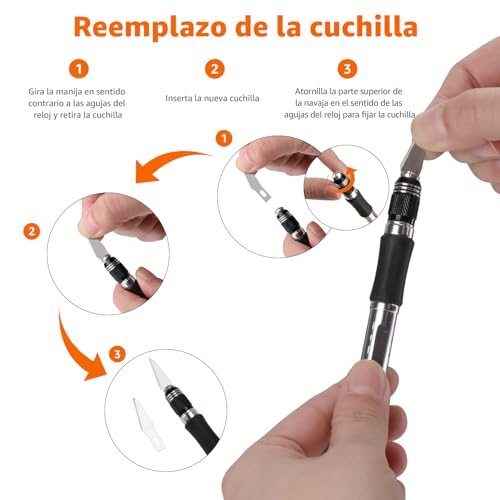 juego de cuchillos de precisión de 29 piezas
