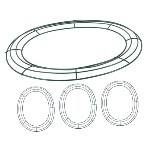 Garneck 4 De De Pascua En Forma De Huevo Marcos para Coronas Bricolaje Festivo