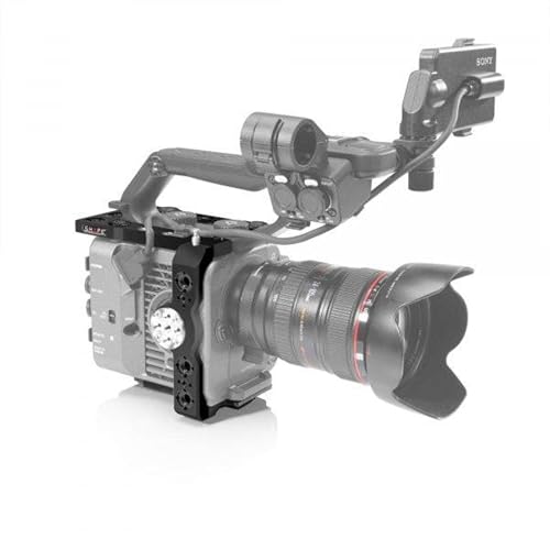 Image of SHAPE Sony FX6 Camera Cage - CNC-Milled Aluminum Rig with Rosette & Multi-Thread Mounting Points for Filmmaking, Videography, Photography & Content Creation
