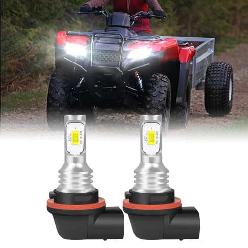 IHNZCB Fit For Honda Rancher TRX420 TRX500 2014-2022 LED Headlight Bulbs,34901-HR3-A21 ATV UTV Accessories,6000K Cool White,2pcs led bulbs