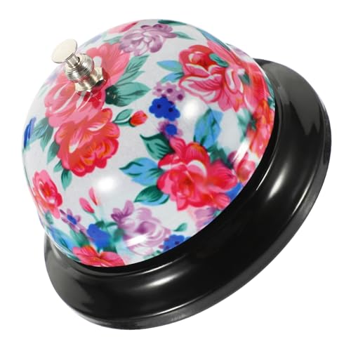 jojofuny Campanello Da Tavolo in Metallo Retro Per Ristorante e Bar Campana Di Servizio Con Suono Chiaro Resistente e Leggero Per Chiamate Di Assistenza e Uso Multiuso