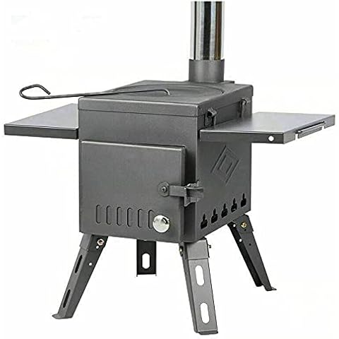 Super grills bell tent Portable Outdoor Wood Burning Stove Burner Cooking Wood Stove with sides Cover