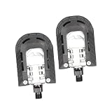 POPETPOP 1 Par De Pedales De Montaña Plegables Plataforma Pedal De Metal Pedal Universal
