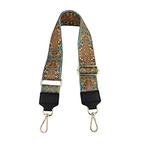 wanhaishop bandouliere pour Sac Nouveau for Femme Large 5cm DIY Accessoires Sac à Main à l'épaule Carrelage Body Sac Bretelles Courroie Sangle Sac bandouliere (Color : A1, Size : 110cm-metal Gold) Cover