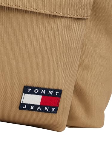 Image of Tommy Jeans Men's Essential Daily Backpack with Adjustable Straps, Dark Dune, One Size