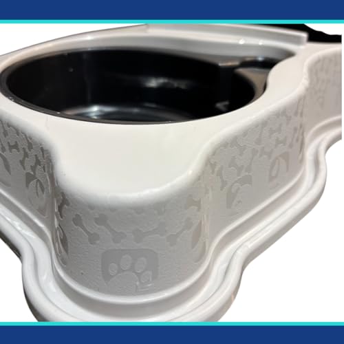 Comedouro E Bebedouro Duplo Pet Dualdog Durapets 750/550ml