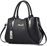 【Multi-Funciones】: se puede utilizar como bolsa de mano, bolso con un solo hombro, bolso de cuerpo cruzado, se puede ajustar la longitud de la correa de hombro libremente, el bolso clásico se puede combinar con cualquiera de sus vestidos y zapatos
