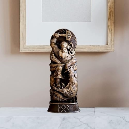 Statue de Freya sculptée à la main pour autel viking scandinave - 7