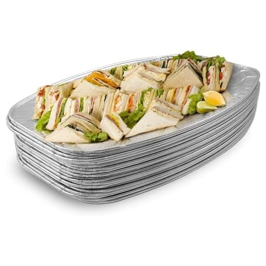 Paquete de 20 Bandeja Para Fiesta – 35cm - Vajilla Rígida y Resistente – Azafate Perfecto para Eventos y Catering, Uso Doméstico o Profesional – Plato de Servir Reutilizable o Desechable