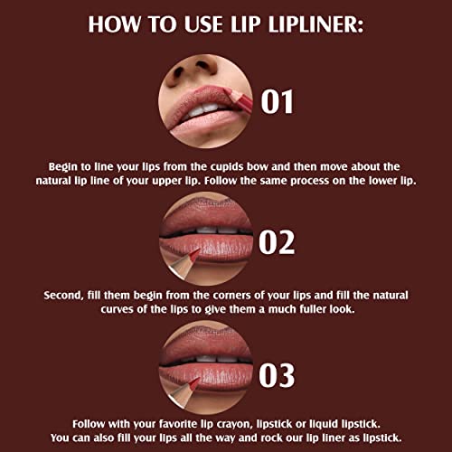 Glam21 Lip Liner For Clean Contoured Lip | Creamy, Easy Slide Formula | Renders Perfect Pout | Shade - 10 My Mauve - Image 5