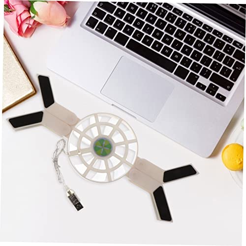 Base enfriadora luminosa para laptop con ventilador grande miniatura 7