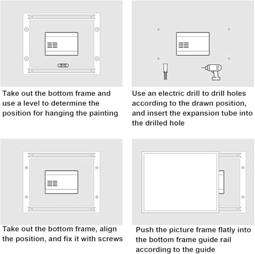 Push-pull couvercle simple pour panneau électrique avec tableau peint créatif - 5