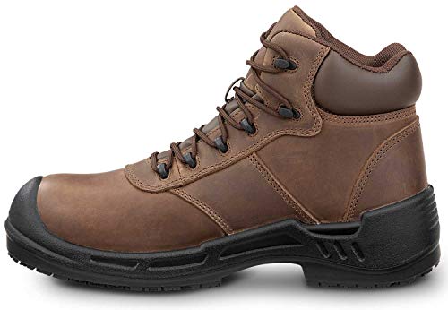 SR Max Lewiston, Men's, Brown, Comp Toe, EH, Waterproof, Slip Resistant 6 Inch Work Boot3