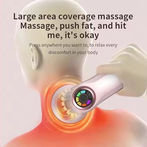 Image of Dealsure Massage Machine for Body Pain | Handheld Mini Electric Body Massager | 6 Speed Settings | Full Body Massage Tool for Back, Neck, Legs & Feet | Gift for Men & Women