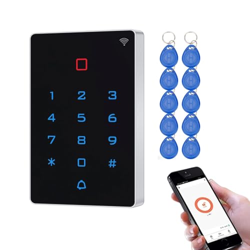 Tuya WLAN RFID Zutrittskontrolle mit Codeschloss – IP68 Codetaster mit...