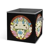 収納ボックス 妖怪ウォッチ 整理ボックス 収納カゴ 折りたたみ式 大容量 おしゃれ おもちゃ入れ 小物入れ 防塵 スペース節約 家用