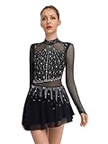 Fabriqué à partir d'un mélange de polyester, d'élasthanne et de strass, le tissu offre une excellente élasticité et une touche d'éclat, assurant à la fois confort et apparence éblouissante