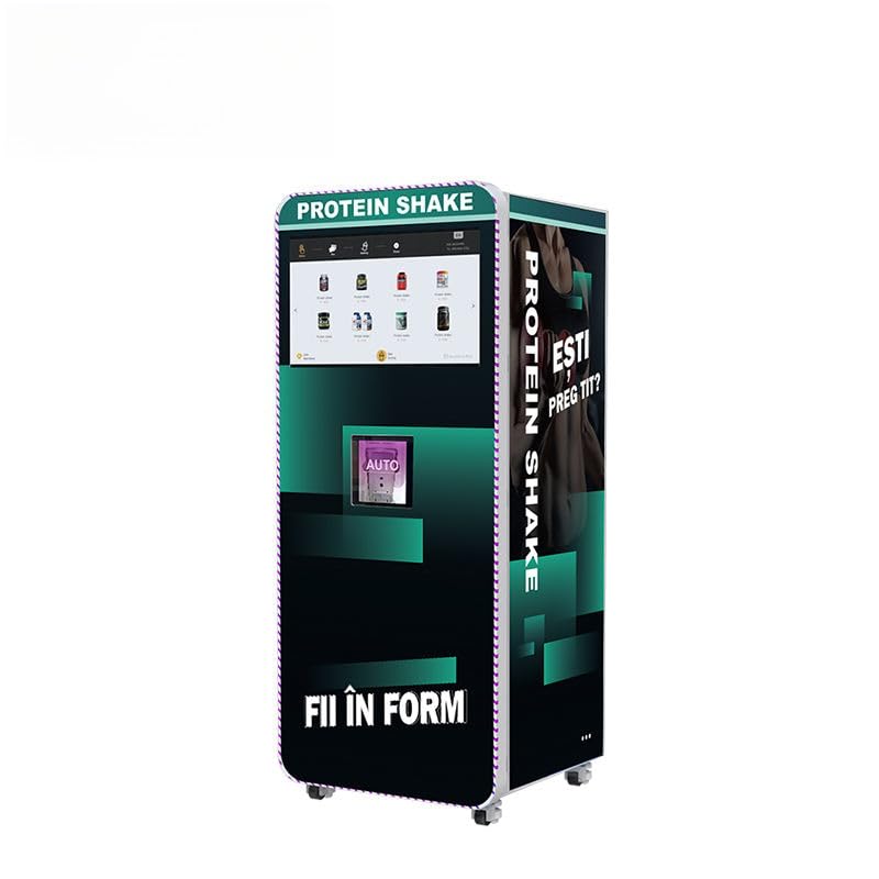 Protein Shake Vending Machine, Vending Equipment with Digital Display, Perfect for Apartment Complexes, Small Offices
