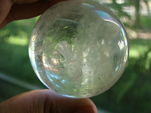 Flo6602 Clear Quartz Large Sphere Inclusions