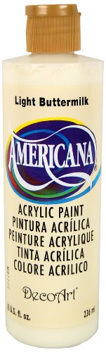 DecoArt DA164-9 Americana Acrylics, 8-Ounce,Light Buttermilk