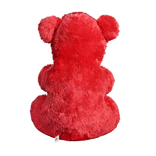 Image of Ultra 15 inch Teddy Bear Fully Stuffed Soft Plush Toy for Kids & Adults in Red | Perfect for Snuggling & Playtime | Animal Toy Birthday | Anniversary | Christmas | Diwali | Home Decor