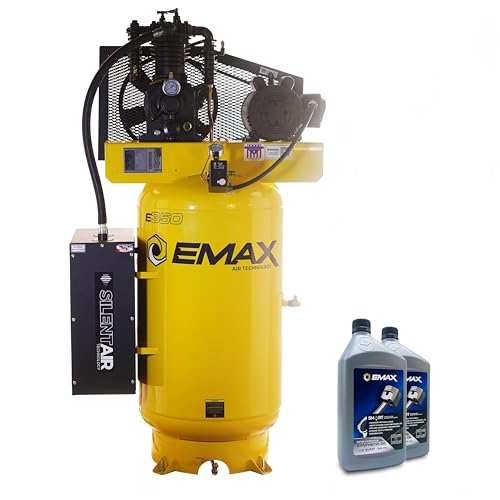 EMAX E350 5HP 80 Gal Silent Air Compressor