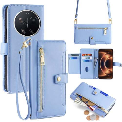 For Xiaomi 17 Ultra/Leica Leitzphone �P�[�X �J�o�[�yCOKOVI�z�V���I�~(Xiaomi) SIM�t���[ �X�}�[�g�t�H���P�[�X �蒠�^ �J�[�h�z���_�[�t�� �V�����_�[�X�g���b�v ���|�� ��|�� �ϏՌ� �䟭�� ���� ��
