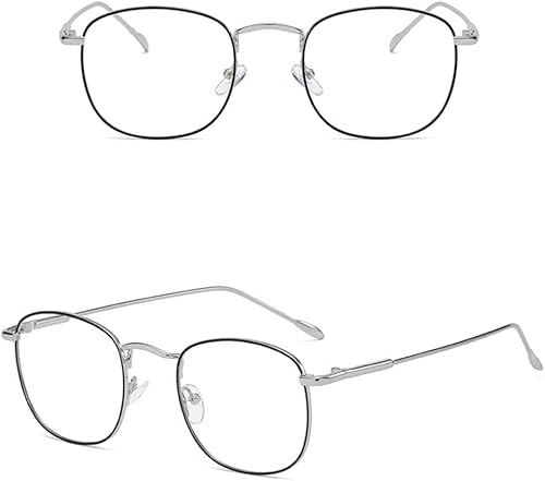 Miniatura 5 de HomeSoGood Gafas ópticas de decoloración con bloque de luz para mujeres y hombres, marco ultraligero de gran tamaño, gafas de protección para los