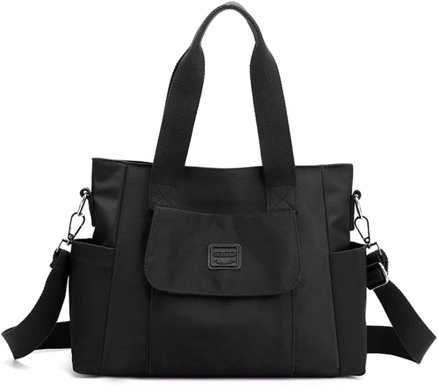 Women’s Canvas Tote Bag Crossbody Satchel Bag Nylon Purse Shoulder Bag Hobo Bag Cute Large Size Casual Clutch